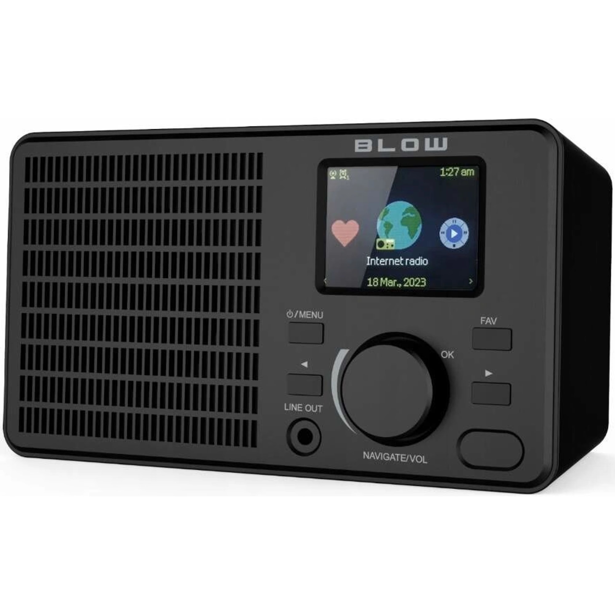 internetrádió WiFi-vel,